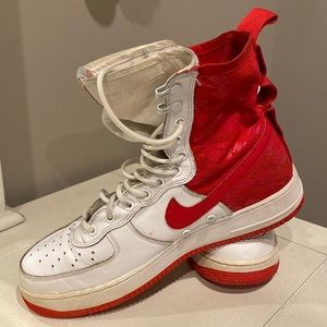 Nike 2018 SF Air Force 1 High University Red AR1955-100 Sneaker Mens Size 10.5